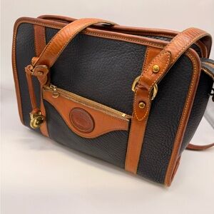 Vintage Dooney and Bourke AWL Leather Satchel Bag